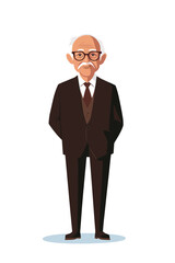 Obraz premium Business man wearing suit and tie