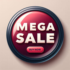 Clickable MEGA SALE Button