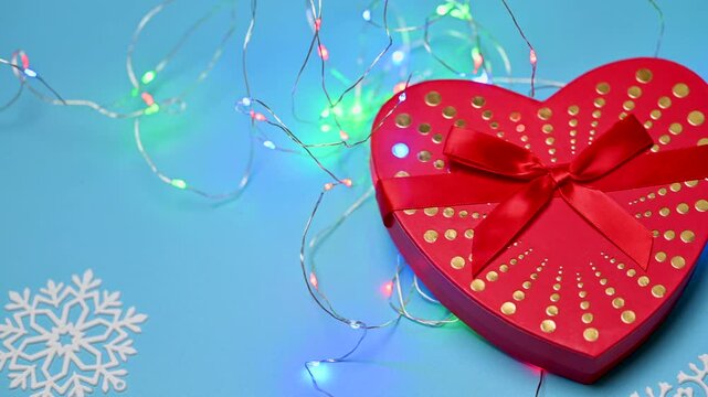 Christmas decoration with gift