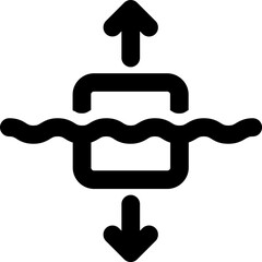 UI balance Vector Icon Illustration. Line Style