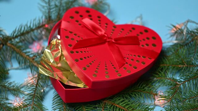 Christmas decoration with gift