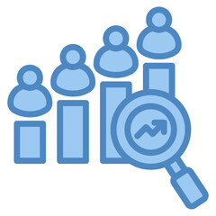 Competitor Analysis Icon Element For Design
