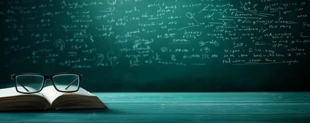 Classroom chalkboard filled with analysis of selfawareness and character building