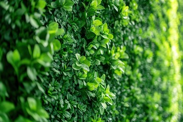 Obraz premium Green leaf texture filling frame, nature background