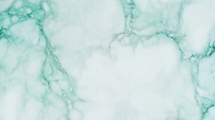 Marble texture background in a light green color with a soft aesthetic and copy space
