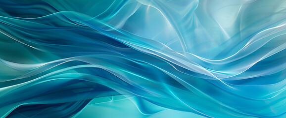 Abstract blue background ,abstract background with smooth lines in turquoise and blue colors ,abstract blue background with smooth lines