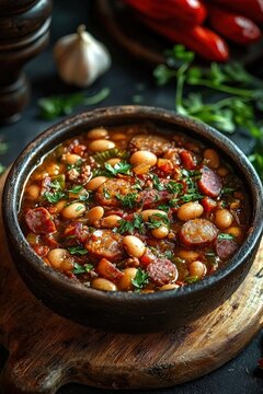 Grah: A bean stew made with smoked sausage, bacon, and vegetables, a comforting dish in colder months.