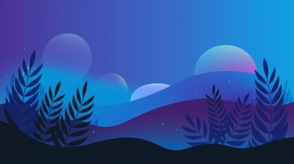 Blue Gradient Abstract Background