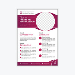 professional business agency flyer design template