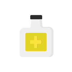 medic icon vector. Element For infographics design. simple flat vector isolated on white background