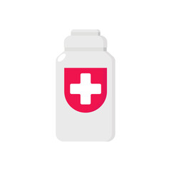 medic icon vector. Element For infographics design. simple flat vector isolated on white background
