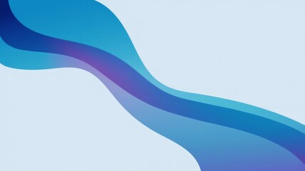 Naklejka premium Blue Gradient Abstract Background