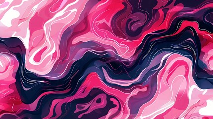 Fototapeta premium Abstract Swirling Pattern with Pink, Purple, and Blue Hues