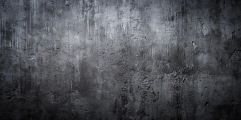 Obraz premium Textured dark grey concrete wall
