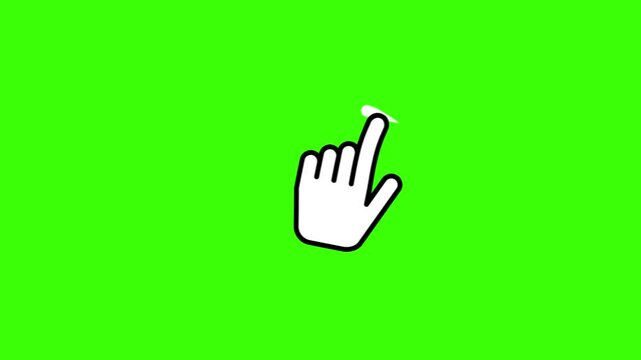 hand swap swipe animated swap swipe right swipe up down right left green screen 4k looping animated hand icon scroll swab
