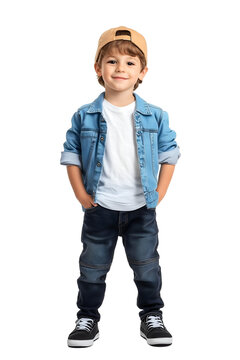 Naklejki photo full body of a child