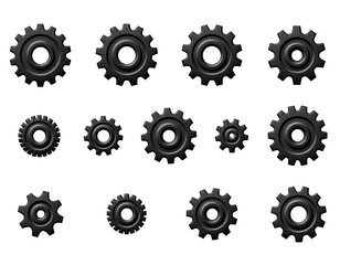 Vintage Gearwheel Graphics: Perfect for Retro Logos, Badges, and Branding