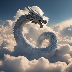 dragon on the sky