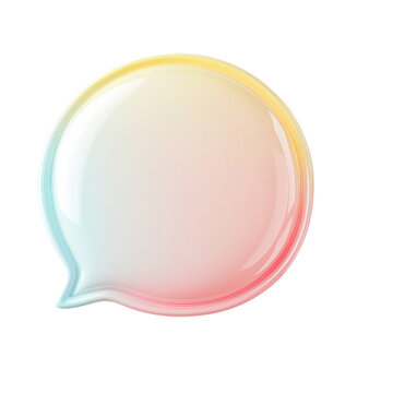 speech bubble isolated on white or transparent png