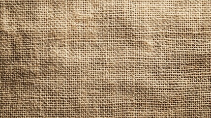 Close-up of rough burlap paper texture in warm beige tones, perfect for rustic or vintage-themed graphic design
