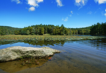 Bass Lake in Blowing Rock North Carolina just off the Blueridge Parkway