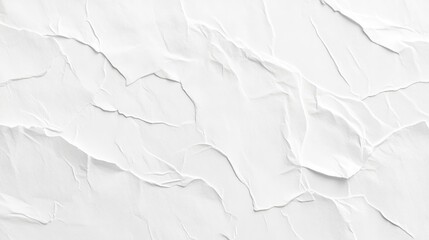 Obraz premium Subtle white paper texture with faint wrinkles, ideal for minimalist stationery or clean background use