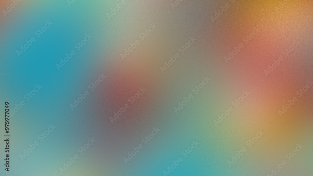 Poster Abstract Digital grainy gradient with a colorful soft noise effect. A unique blend of vintage vibes and lo-fi VHS Glitch Texture.