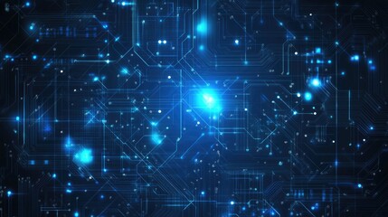 Obraz premium Technology background with circuit board texture