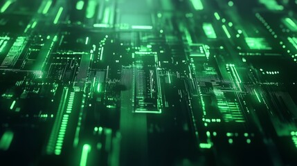 Fototapeta premium futuristic green background for ads