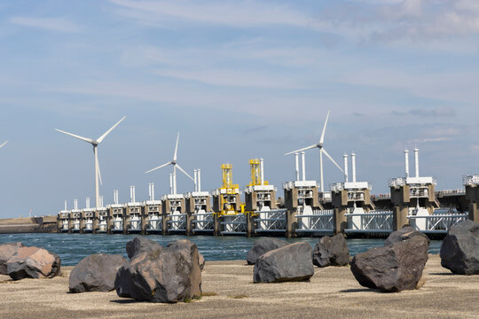 The Delta Works (Dutch: Deltawerken) is a series of construction projects in the southwest of the Netherlands to protect a large area of land around the Rhine&ndash;Meuse&ndash;Scheldt delta from the sea