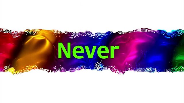 Bright text never in frame as symbol of denial, impossibility, inaccessibility and unrealizability.