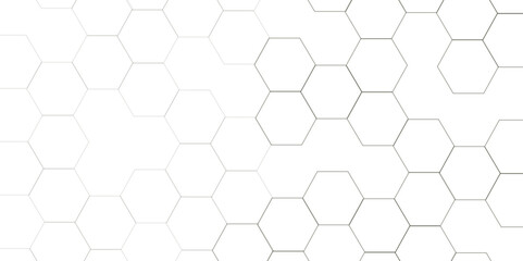 Fototapeta premium Abstract white background with hexagon and hexagonal background. Luxury white pattern with hexagons. abstract 3d hexagonal background with shadow. 3D futuristic abstract honeycomb mosaic background.