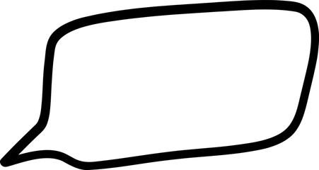 Obraz premium Hand-drawn Speech Bubble