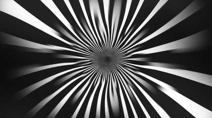 Obraz premium Pulsing radial lines emanating from the center, creating the illusion of motion.