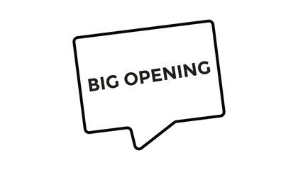 Big opening button web banner templates. Vector Illustration 