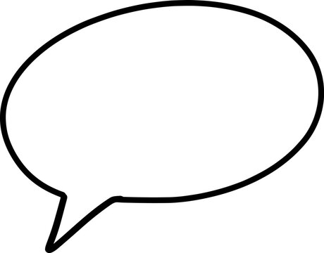 recommend clip art: Speech Bubble Outline for Comics and Design