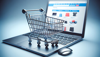 Online shopping concept