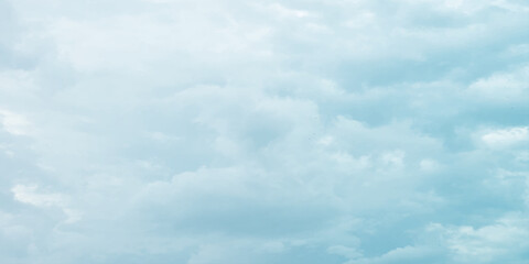 cloud closeup blue soft winter effect canvas use love over the air view sunny sky blue light watercolor background. Aquarelle painting brush effect card paper textured canvas cloudy smoke space for te