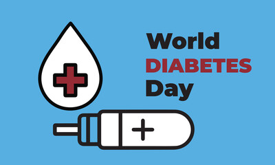 World Diabetes Day .World diabetes day illustration template design. international diabetes awareness month, Diabetes day banner