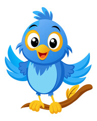 Fototapeta premium cute bird clipart vector design,awesome cute bird svg,high resolution printable cute bird artwork