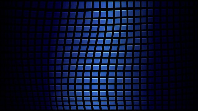 animated video with a background of boxes moving like waves with blue color. moving box background footage.