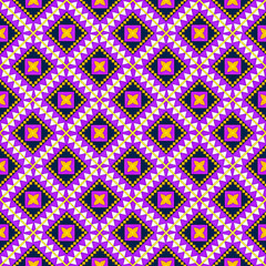 seamless colorful geometric pattern Plasticine background art shape square