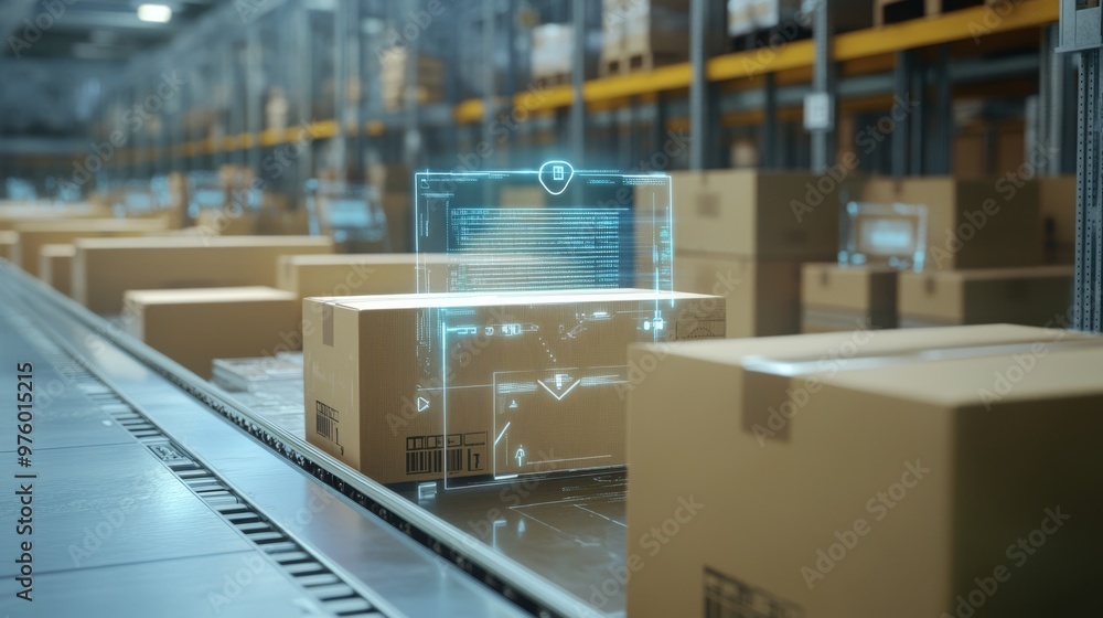 Poster explore in depth how augmented reality significantly enhances the processes of package tracking and 