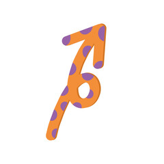 Halloween inspired arrow decoration elements 