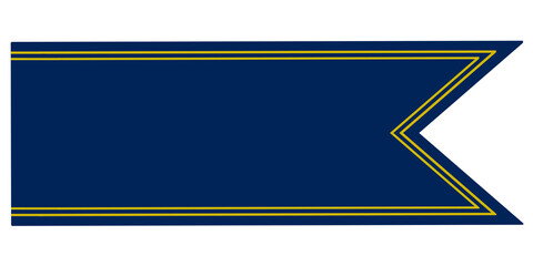 Blue background with place for text, ribbon with gold border, botton, sign, flag, ribbon, banner, blue ribbon, blue banner, sticker, sign isolated on white, price tag, price tag png, label