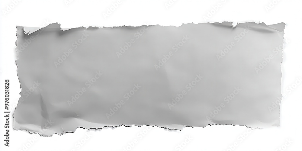 Poster torn paper texture with rough edges for background use