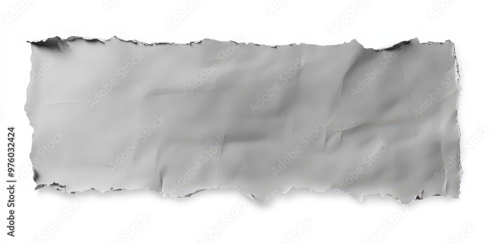 Poster torn paper texture with rough edges for background use