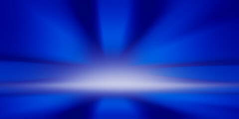 abstract background with rays, bright blue rays of light on a dark background, triumphant rays on a dark blue background