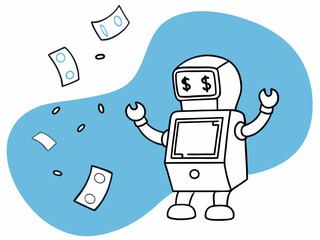 Robot of money