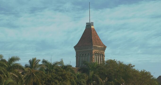 Mumbai, Maharashtra, India. Time Lapse High Court Bombay. High Court Of Bombay Is High Court Of States Of Maharashtra And Goa In India, And Union Territory Of Dadra And Nagar Haveli And Daman And Diu